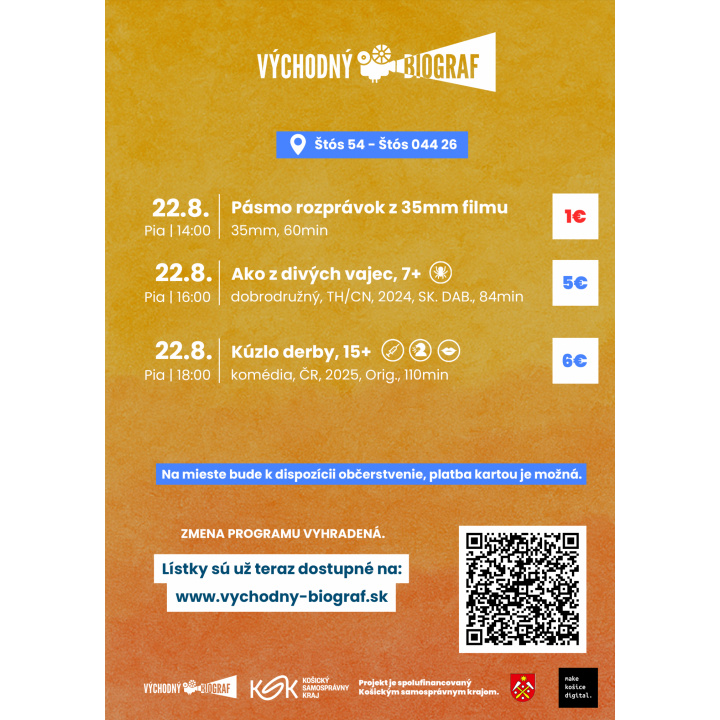 22.08.2025 premietanie v kine Štós