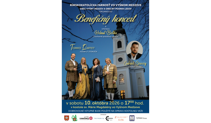 Benefičný koncert Vyšný Medzev