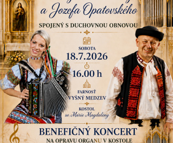 Aktuality / Benefičný koncert 18.6.2026 vo farnosti Vyšný Medzev so začiatkom o16: 00 hod. - foto