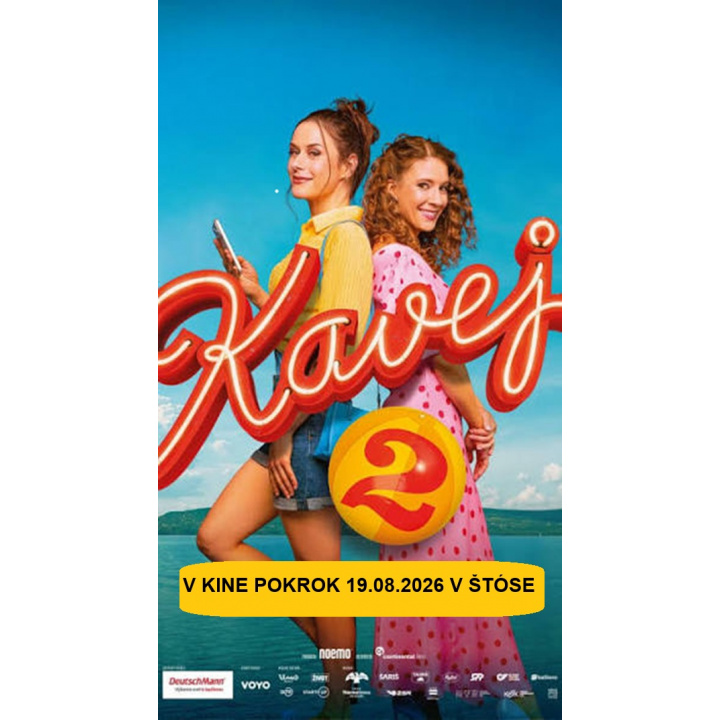 Kino Pokrok 19.08.2026 - Maznáčikovia vo vlaku o 17:00, Kavej 2 o 19:00