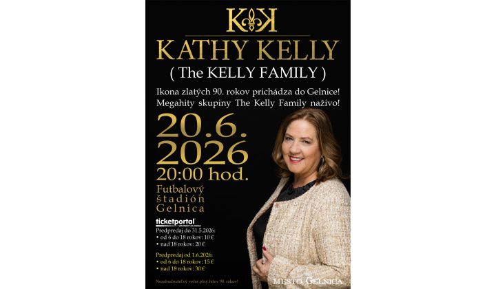 Koncert Kathy Kelly v Gelnici